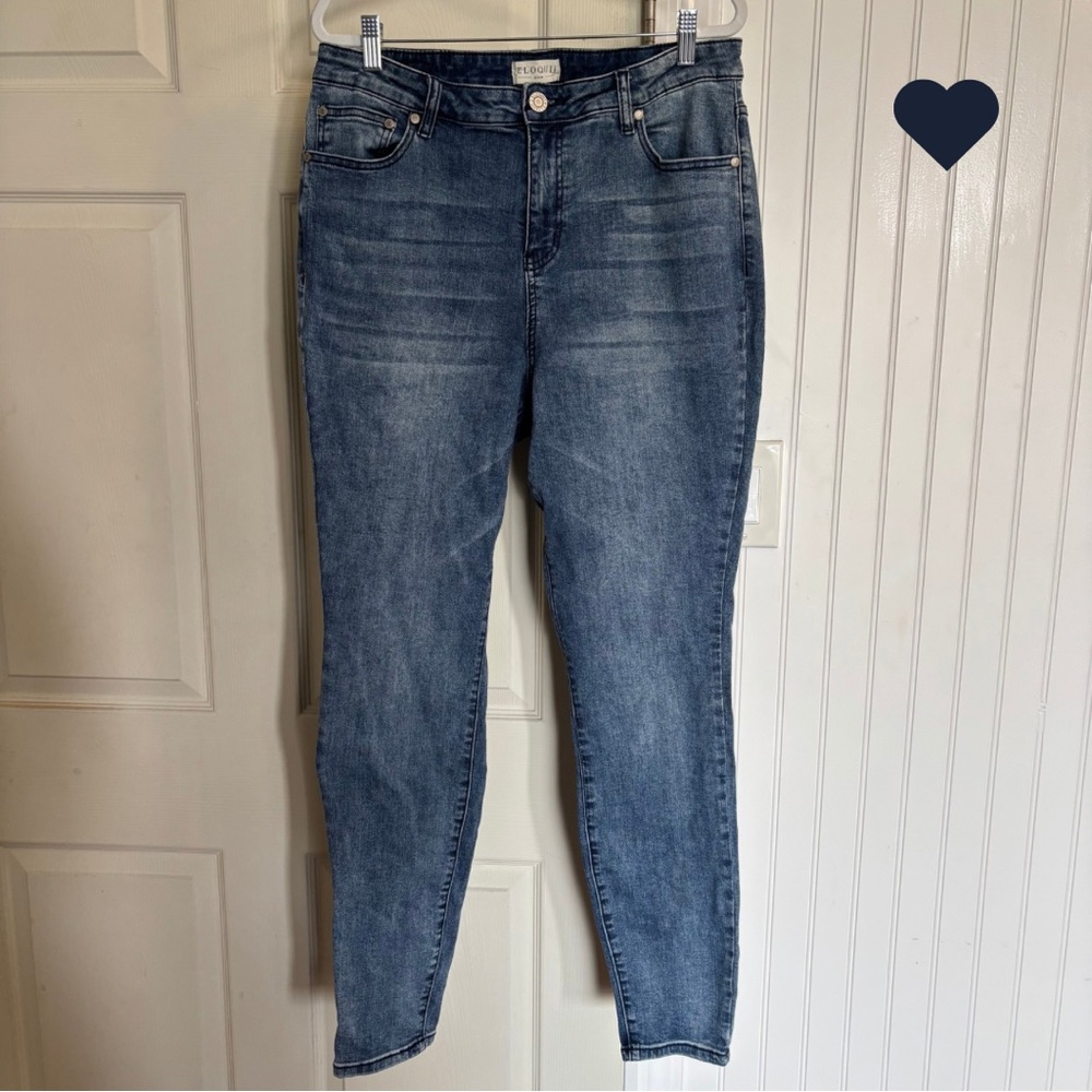 Eloquii Long Length Skinny Jeans Denim